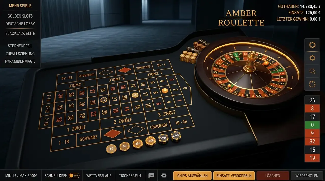 Tischspiele bei Fatbet